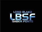 LordBlako Saber Fonts Logo